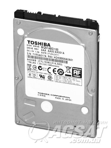 Жесткий диск Toshiba (MQ01ABD075) - 2.5", 750GB, 8Мb, SATA2 фото