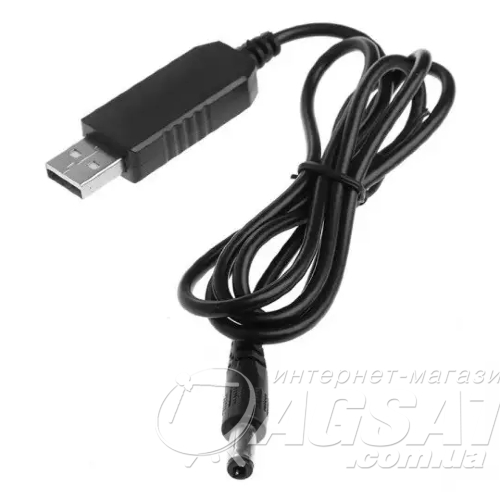 USB to DC 12V2A 5.5x2.1 кабель живлення фото