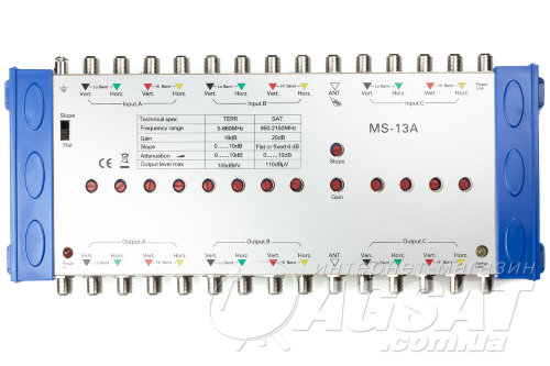Підсилювач для мультісвітчей MS-13A