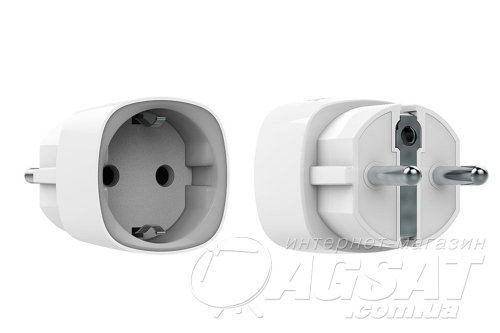 Ajax Socket, Белый, Радиоуправляемая умная розетка со счетчиком энергопотребления фото