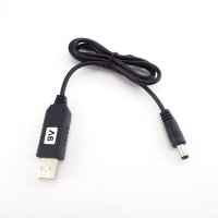 USB 5V to DC 9V 5.5x2.1 кабель питания фото