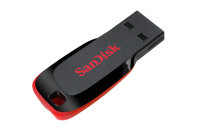 SanDisk 64GB Cruzer Blade Black/red USB 2.0 64 Гбайта, USB 2.0, пластик, черный/красн фото