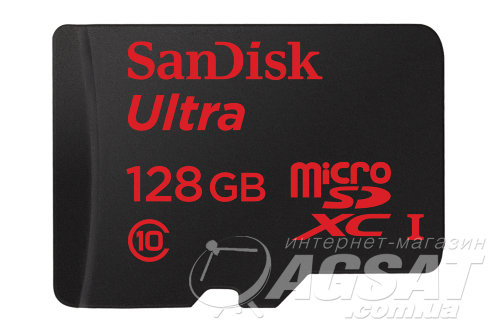 SanDisk 128GB microSDXC C10 UHS-I R80MB/s Ultra фото