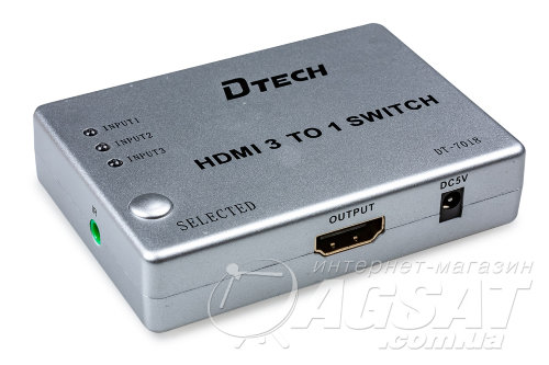 HDMI свитчер 3x1 (3 input, 1output) фото