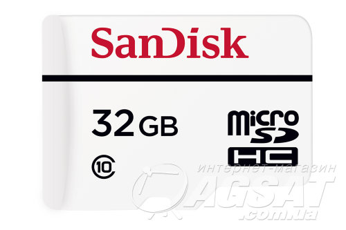 SanDisk 32GB microSDHC C10 W20MB/s High Endurance Video Monitoring фото