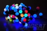 Гирлянда новогодняя, цветная RGB LED фото