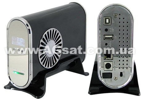 Сетевой внешний бокс 3.5"  Agestar  NSB3AST LAN&USB фото