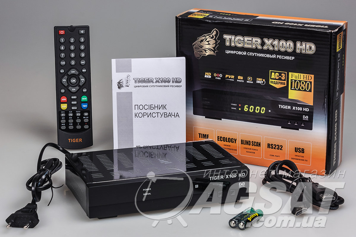 в Tiger X100 HD з'явилася підтримка T2MI