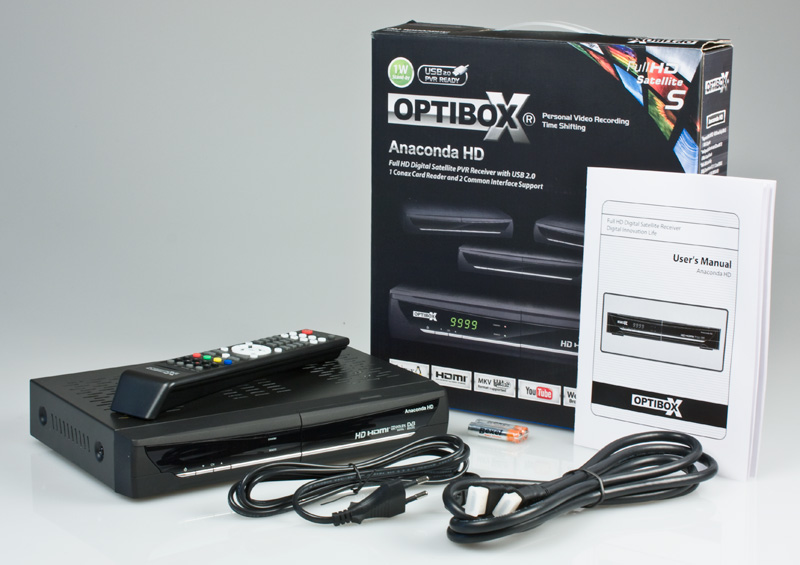 спутниковый ресивер Optibox Anaconda