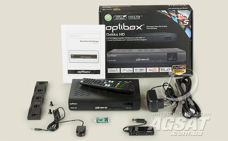 комплектация Optibox Gekko HD комплектация Optibox Gekko HD