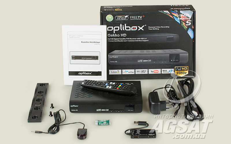 комплектация Optibox Gekko HD