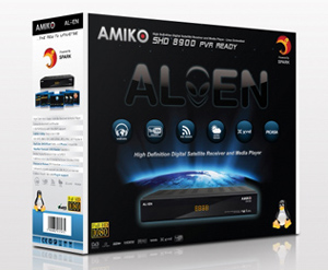 Amiko SHD-8900 Alien коробка