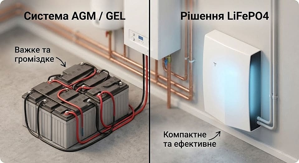 Типи акумуляторів