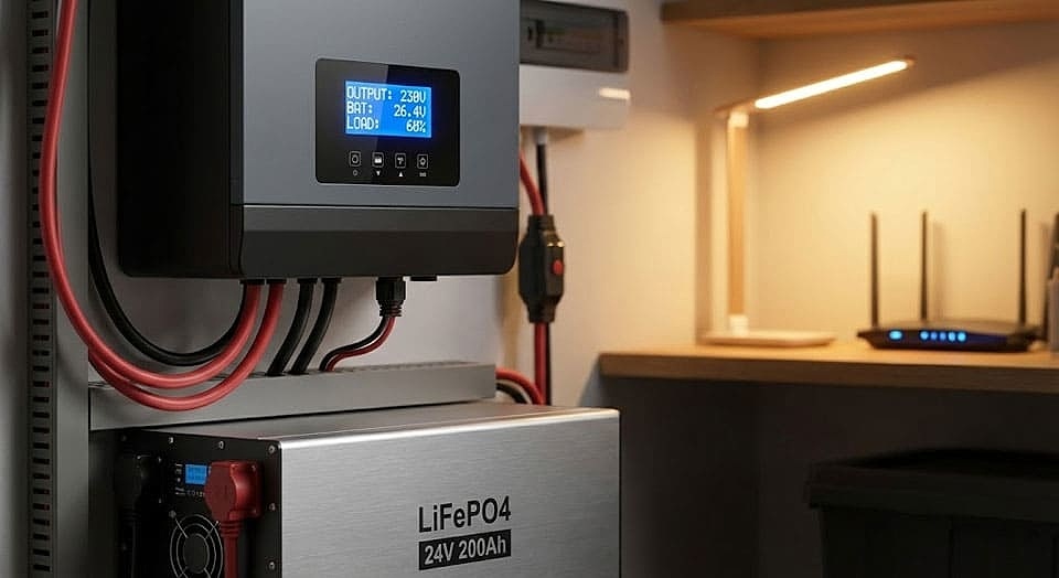 акумулятор та інвертор для дому