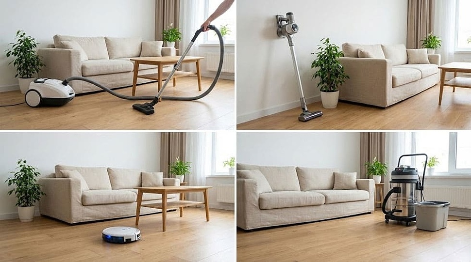 Типы пылесосов Типы пылесосов