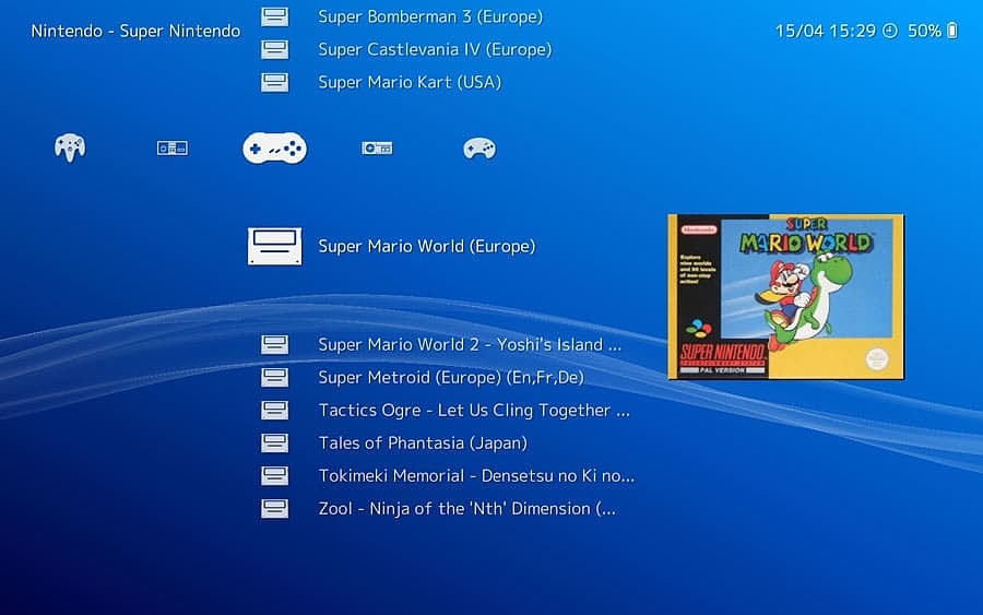 меню RetroArch меню RetroArch
