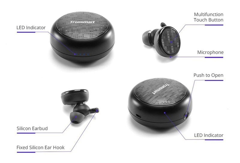 Bluetooth навушники Tronsmart Encore Spunky Buds