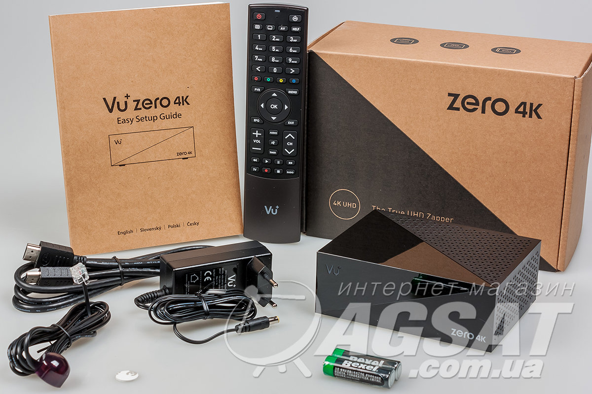 Супутниковий ресивер Vu + Zero 4K: ціна, купити Ву + Зеро 4К в Києві.