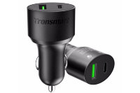 Tronsmart C2PTU, 33W, USB (Quick Charge 3.0) + USB Type-C фото