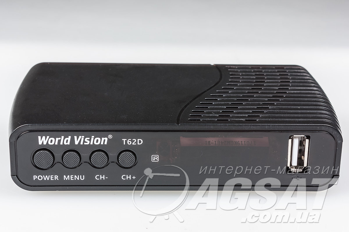 Эфирный ресивер World Vision T62D T2: цена, купить World Vision T62D в ...