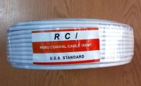 TV кабель 75 Ом RCI RG6U-32W CCS, 32%, 100м фото
