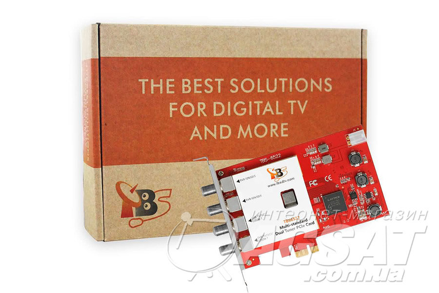 TBS6522 Multi-standard Dual Tuner PCIe Card