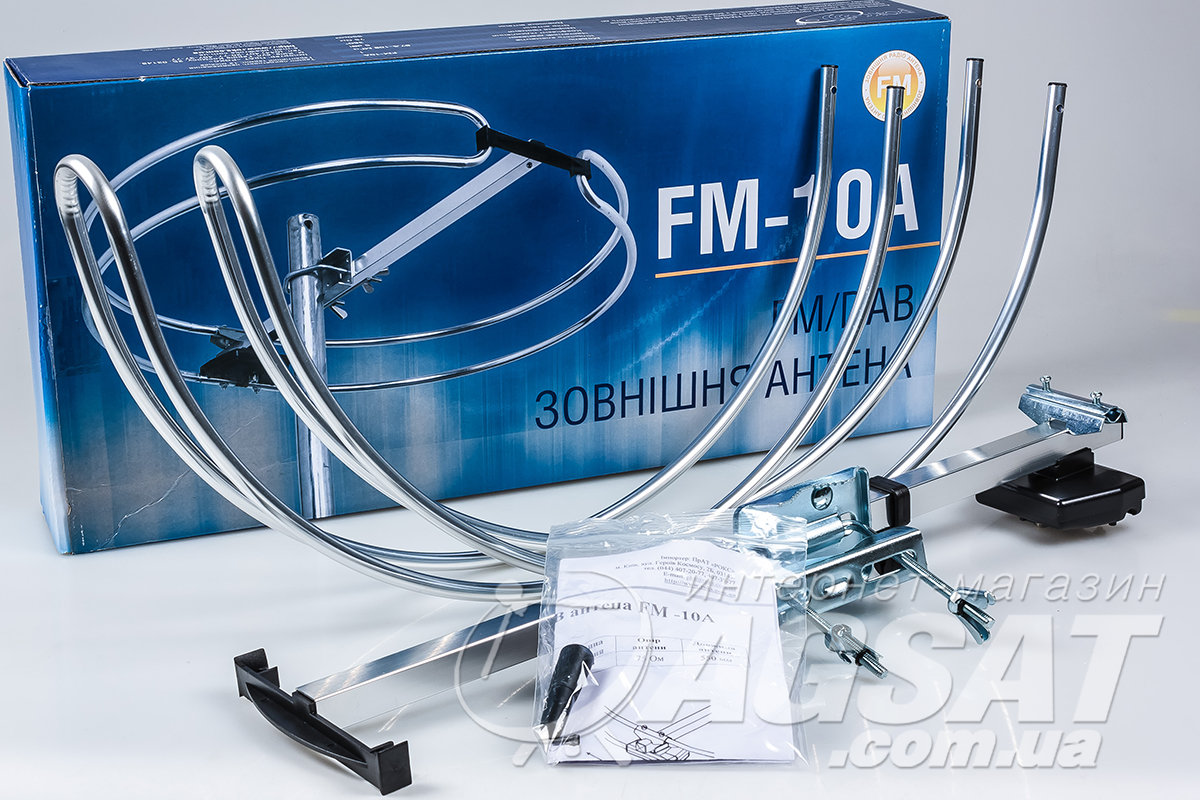 FM антенна Roks FM-10A: цена 645 грн., купить Roks FM-10A в Киеве