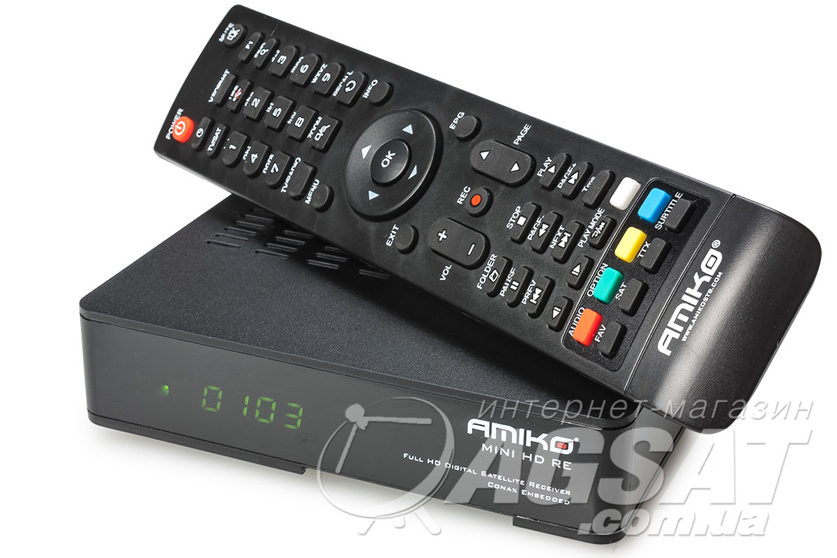 спутниковый ресивер Amiko Mini Hd Re цена 995 грн купить Amiko