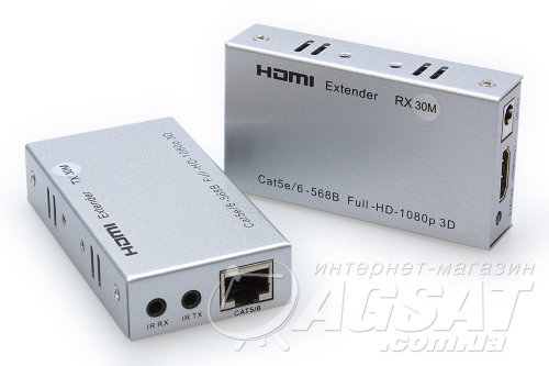 HDMI Extender (CAT-5e) - подовжувач HDMI сигналу по кручений парі фото