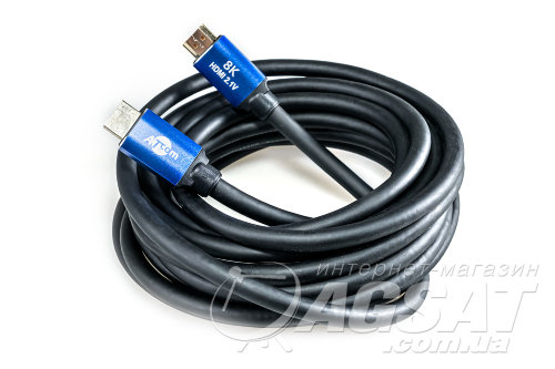 HDMI кабель 5м, фільтр, ver. 2.1 (8K) фото