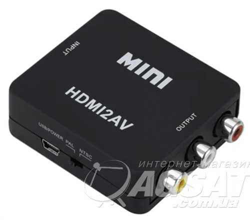 HDMI to AV (3RCA) конвертор фото