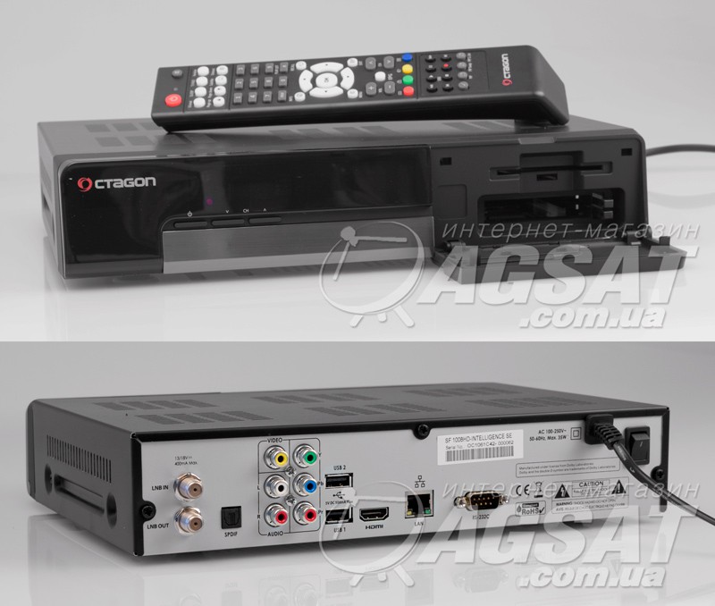 Octagon Sf 1008 G Se+ Hd Intelligence Спутниковый ресивер Octagon SF-1008 HD- HD Intelligence SE: цена
