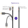Кабель Tronsmart MUS01 Premium USB Cable 0.3m With Gold-Plated Connectors Black Кабель Tronsmart MUS01 Premium USB Cable 0.3m With Gold-Plated Connectors Black