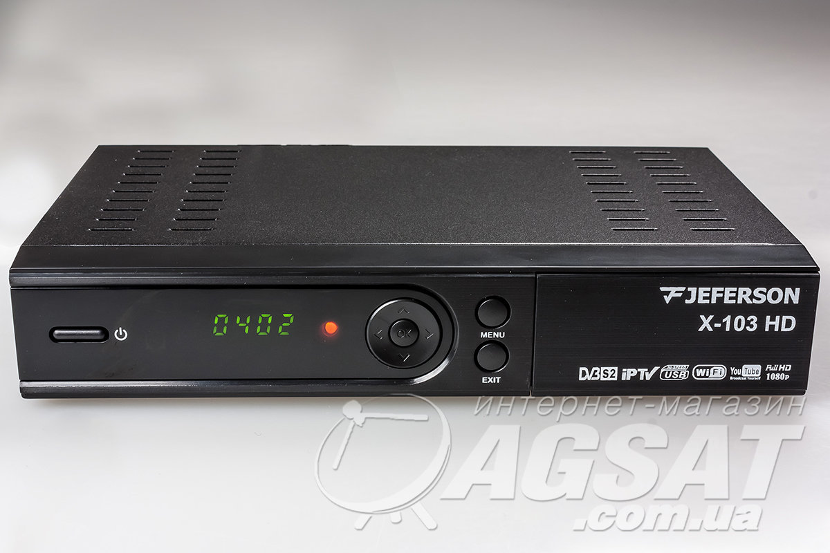 Спутниковый ресивер HDTV Jeferson X-103 HD Lan/IPTV: отзывы, цена ...