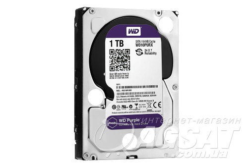 Жорсткий диск WD (WD10PURZ) - 3.5 ", 1TB, 64Mb, SATA3 фото