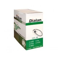 Вита пара Dialan FTP Cat.5E 4PR 0.48mm Cu PVC Indoor 305м  фото