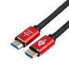 HDMI Кабель, 3м,  ver.2.0, Red/Gold HDMI Кабель, 3м,  ver.2.0, Red/Gold