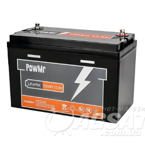 LiFePO4 Аккумулятор PowMr 12В 100Ач (POW-100AH-12.8V) фото