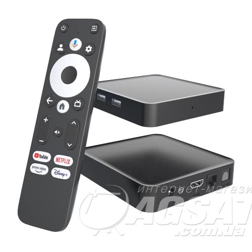 Смарт приставка для телевизора GD2 Google TV 4K (2GB/32GB) на Android 12 фото