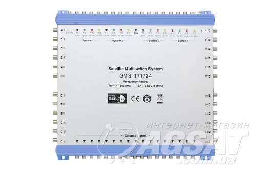 Мультісвітч каскадіруемий 17/24 GMS 171724 фото