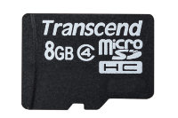 Transcend MicroSDHC 8GB Class 4 фото