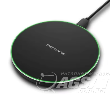 60 Вт бездротова зарядка для iPhone Samsung Xiaomi Індукційна з шнуром 1м