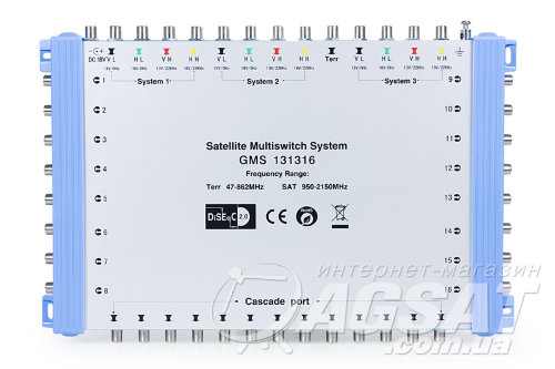 Мультисвитч каскадируемый 13/16 GMS 131316 фото