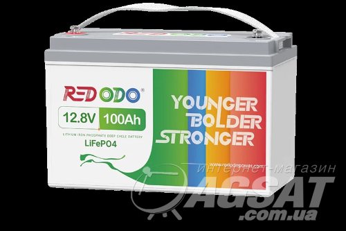 LiFePO4 аккумулятор Redodo 12V 100Ah (1280Wh) с BMS 100A