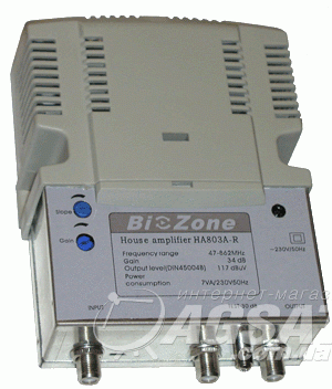 Широкосмуговий будинковий підсилювач Bi-Zone HA803B-R фото
