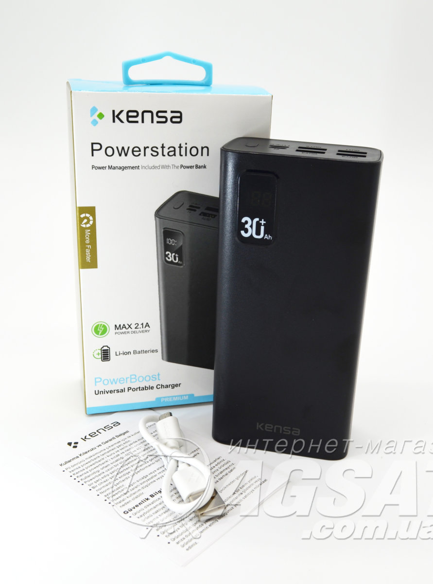 Kensa KP-54 Powerbank 30000 mAh: цена 2 100 грн., купить повер банк ...