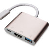 Адаптер HD-U03 USB 3.1 Type-C to HDMI+PD+USB3.0  Адаптер HD-U03 USB 3.1 Type-C to HDMI+PD+USB3.0 