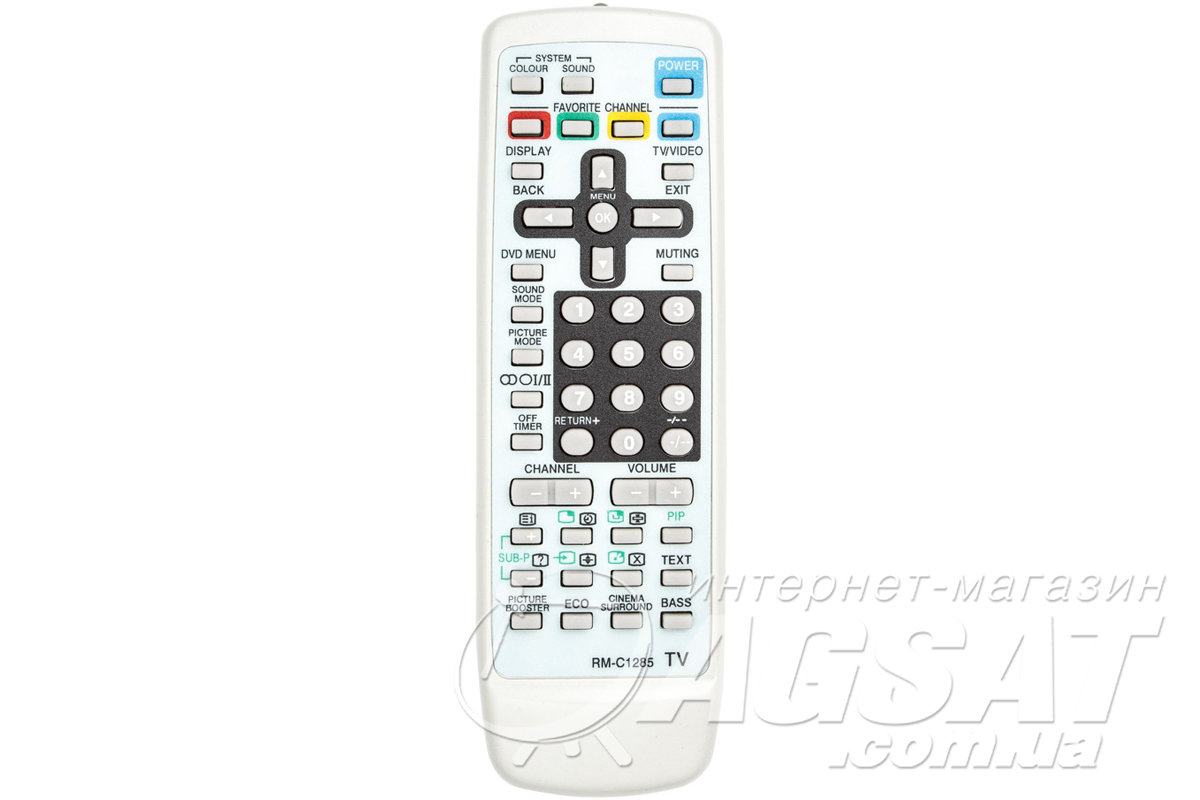 Купить пульт для телевизора JVC: Пульт JVC RM-C1285 в Agsat.com.ua