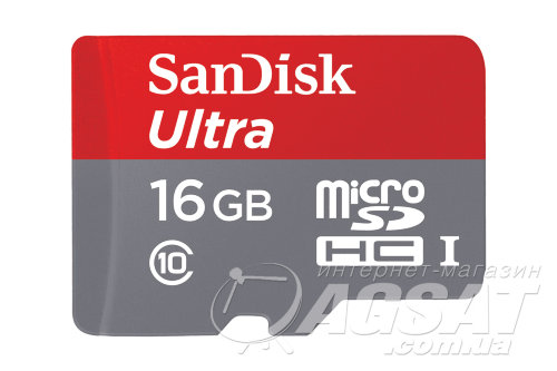 SanDisk MicroSDHC 16GB C10 UHS-I фото