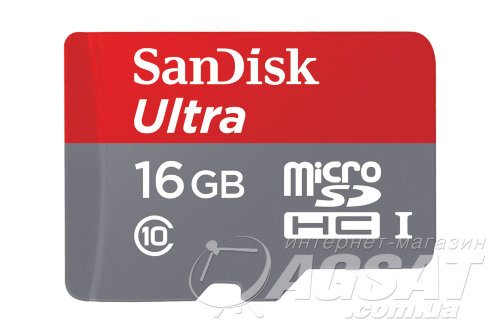 SanDisk MicroSDHC 16GB C10 UHS-I фото